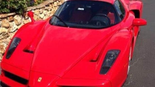 Ian Poulter turned up in limited edition Ferrari Enzo worth £1.5m (Instagram)